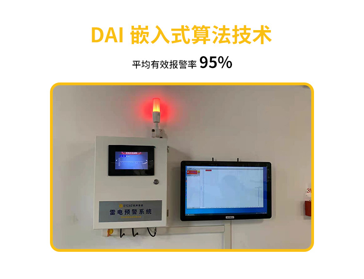 機(jī)場雷電預(yù)警系統(tǒng)平均有效報(bào)警率95%